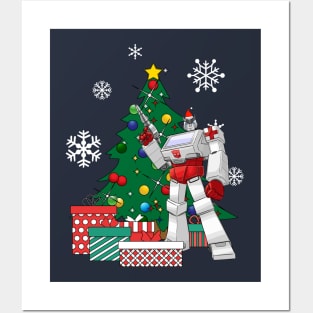 Ratchet Around The Christmas Tree Transformers Posters and Art